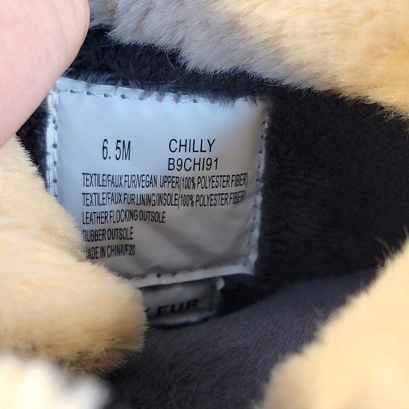 JBU by Jambu Black Herringbone Lorna Encore Faux Fur Tall Lace Up Snow Boot 6.5 - Picture 10 of 10